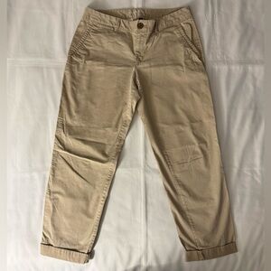 Banana Republic Tan City Chino Cuffed Hem Pants